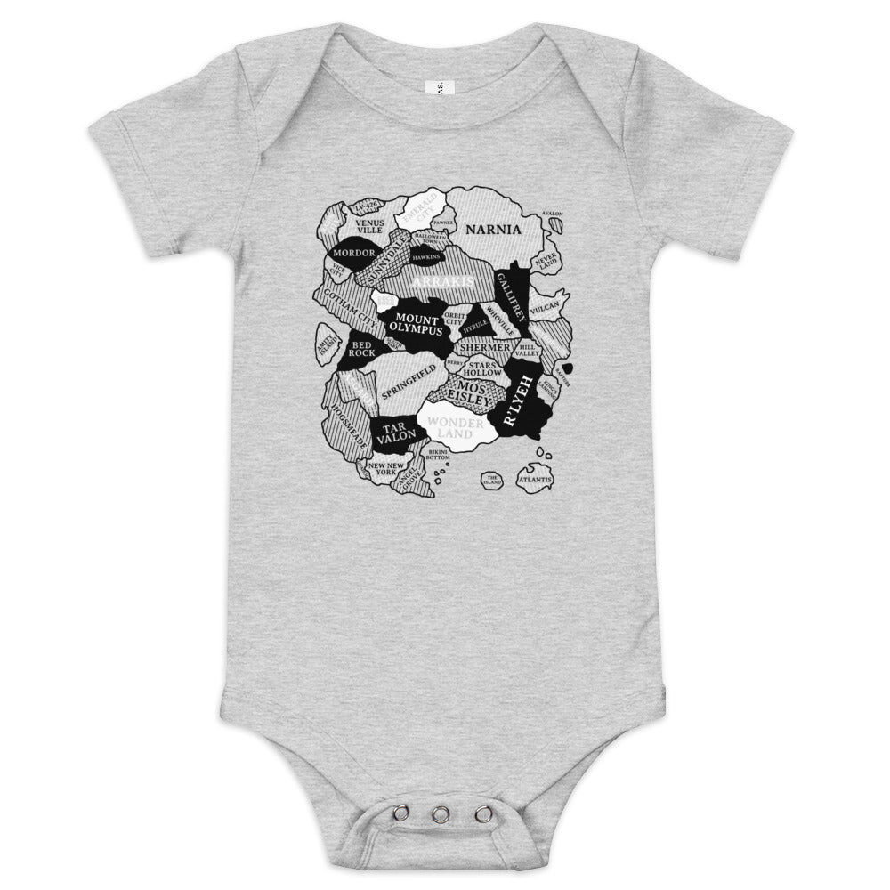 World Map Kid's Onesie