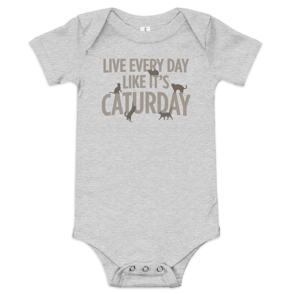 Live Every Day Like It's Caturday Kid's Onesie
