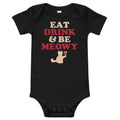 Eat Drink & Be Meowy Kid's Onesie