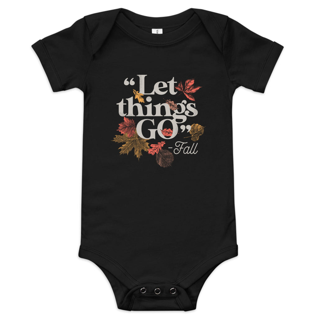 "Let Things Go" -Fall Kid's Onesie product image 1