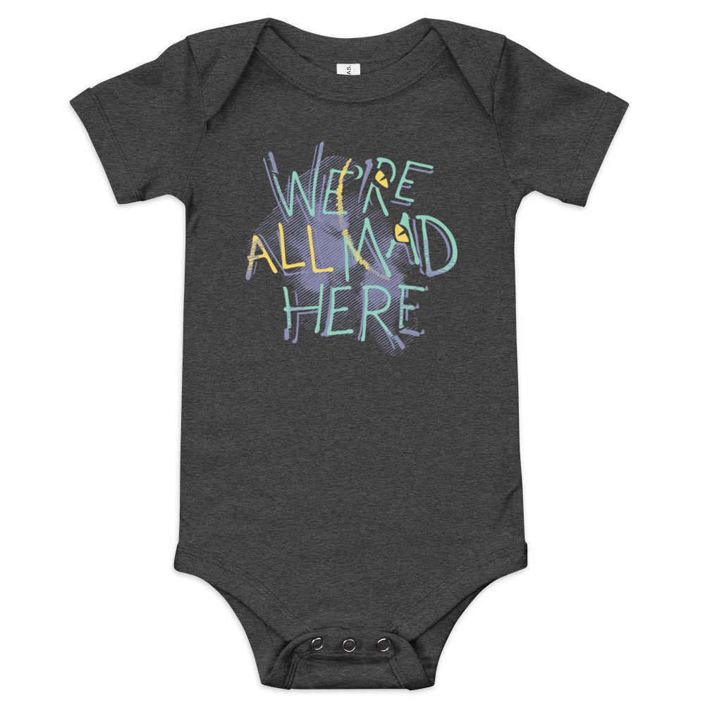 We're All Mad Here Kid's Onesie