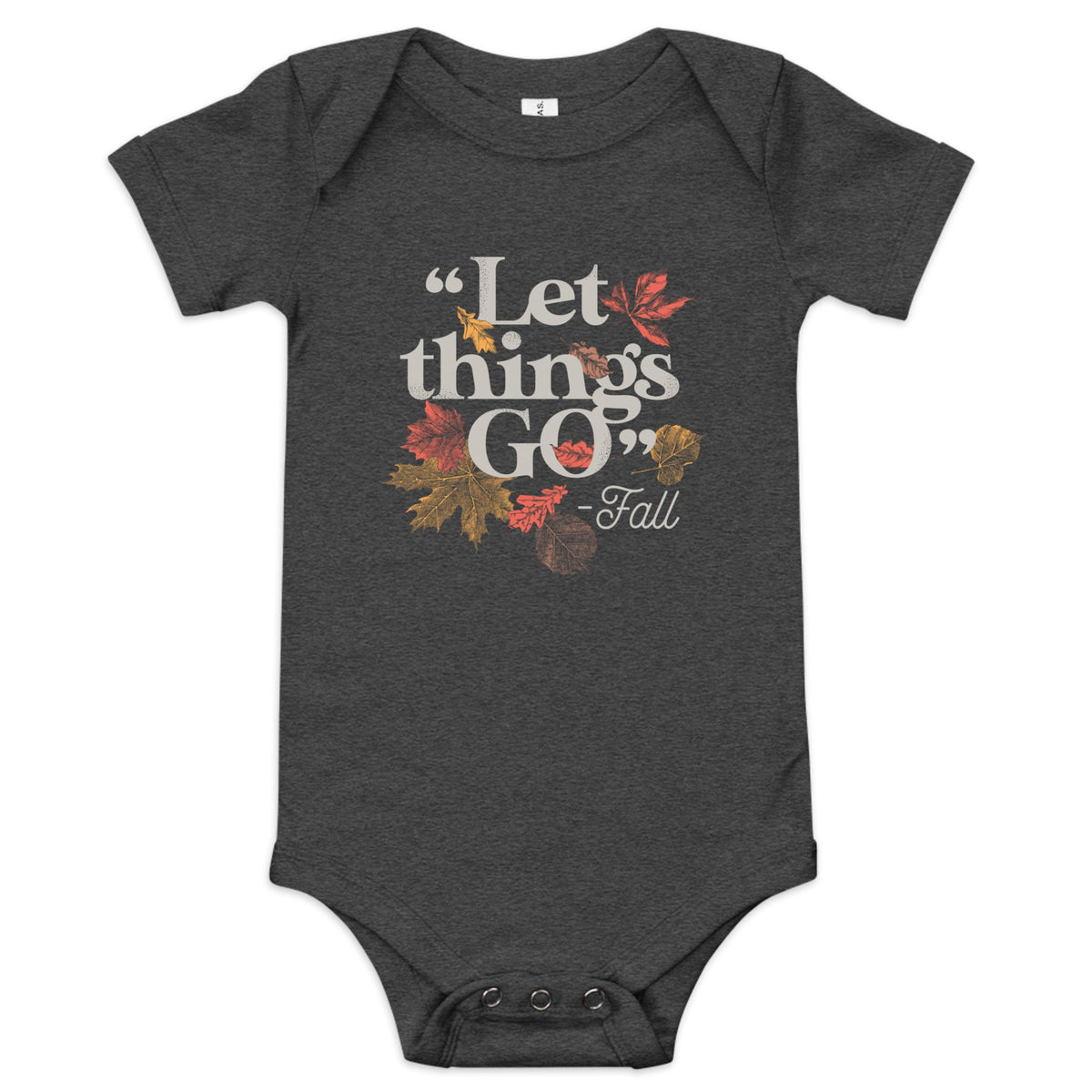 "Let Things Go" -Fall Kid's Onesie product image 2