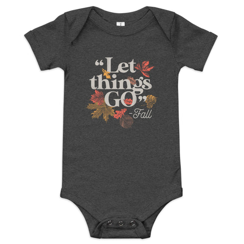 "Let Things Go" -Fall Kid's Onesie product image 2