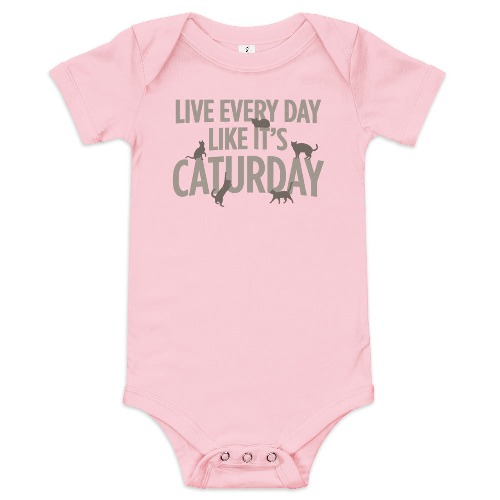 Live Every Day Like It's Caturday Kid's Onesie