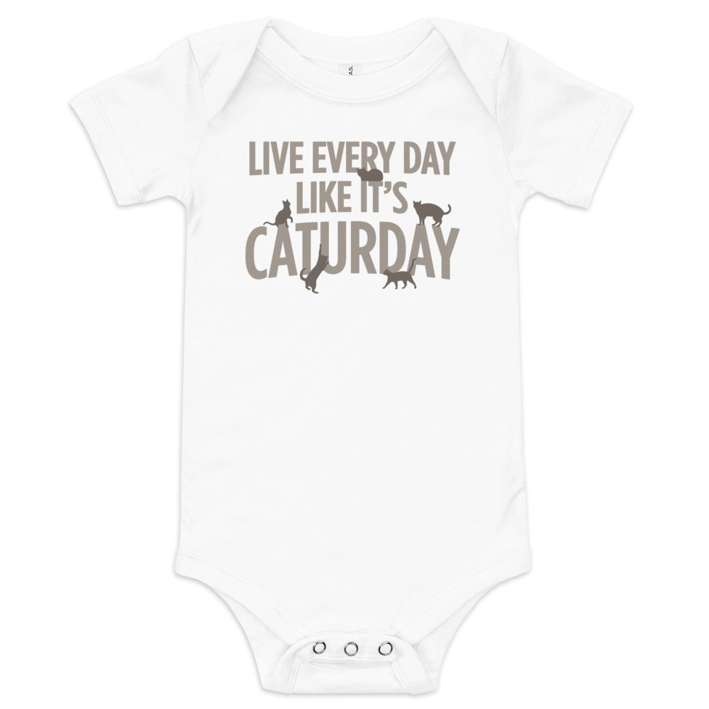 Live Every Day Like It's Caturday Kid's Onesie