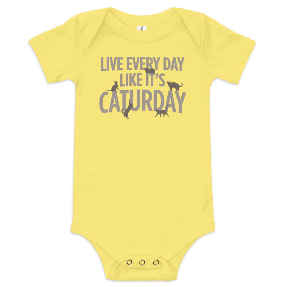 Live Every Day Like It's Caturday Kid's Onesie