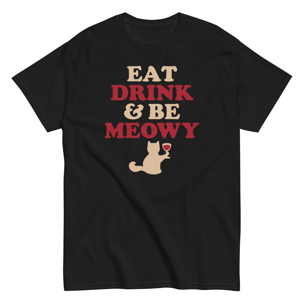 Eat Drink & Be Meowy Men's Classic Tee product image 2