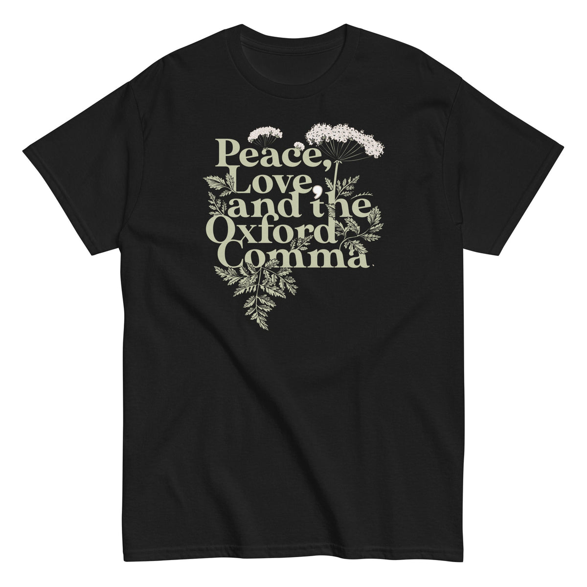 Peace, Love, And The Oxford Comma Men's Classic Tee product image 5