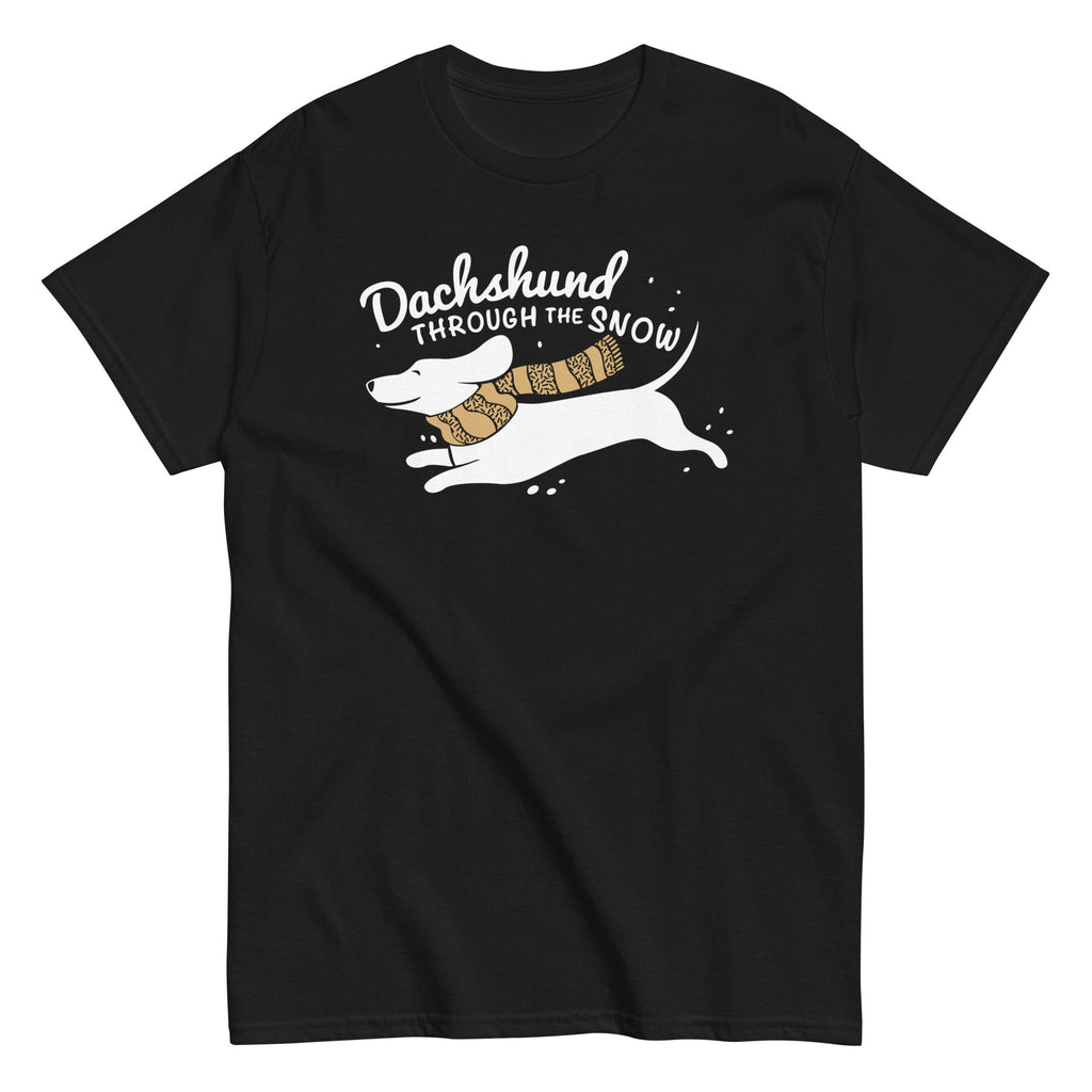 Dachshund Through The Snow Men's Classic Tee product image 2