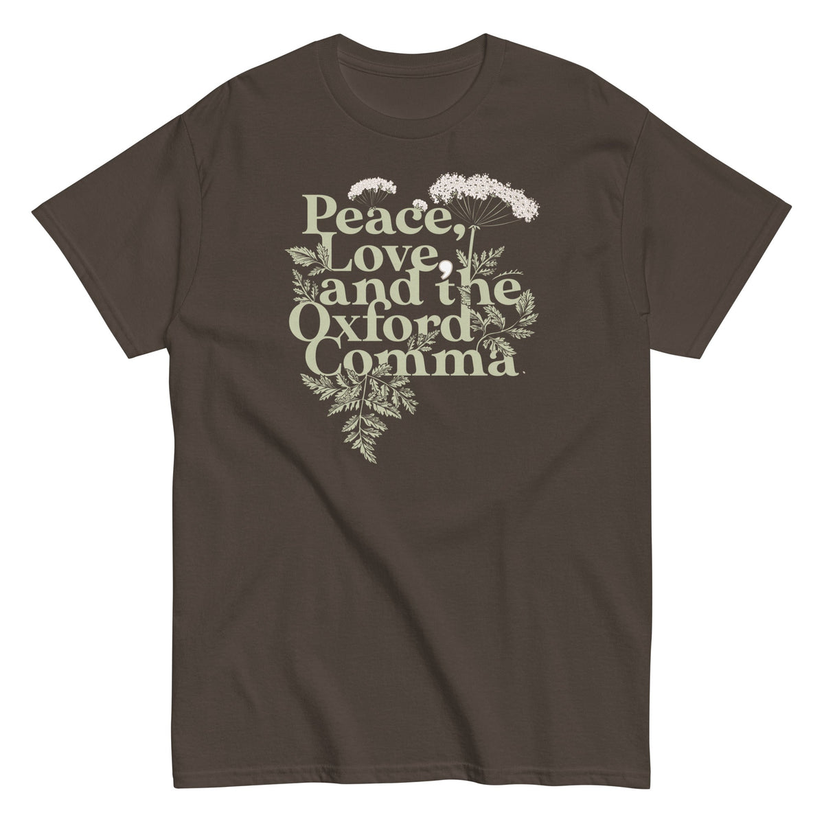 Peace, Love, And The Oxford Comma Men's Classic Tee product image 4