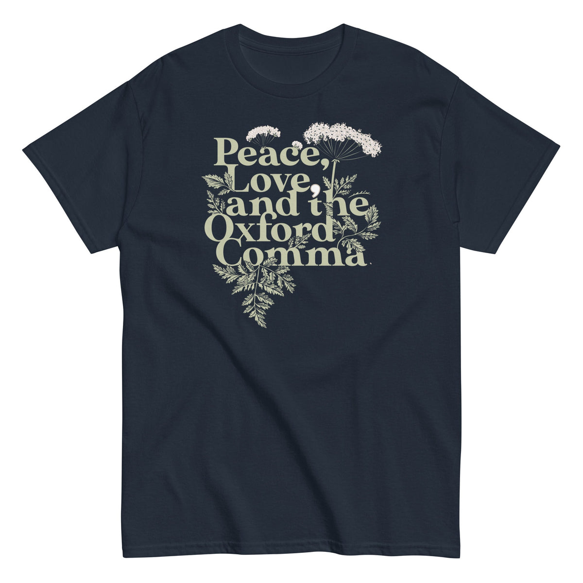 Peace, Love, And The Oxford Comma Men's Classic Tee product image 3