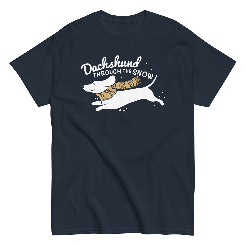 Dachshund Through The Snow Men's Classic Tee product image 1