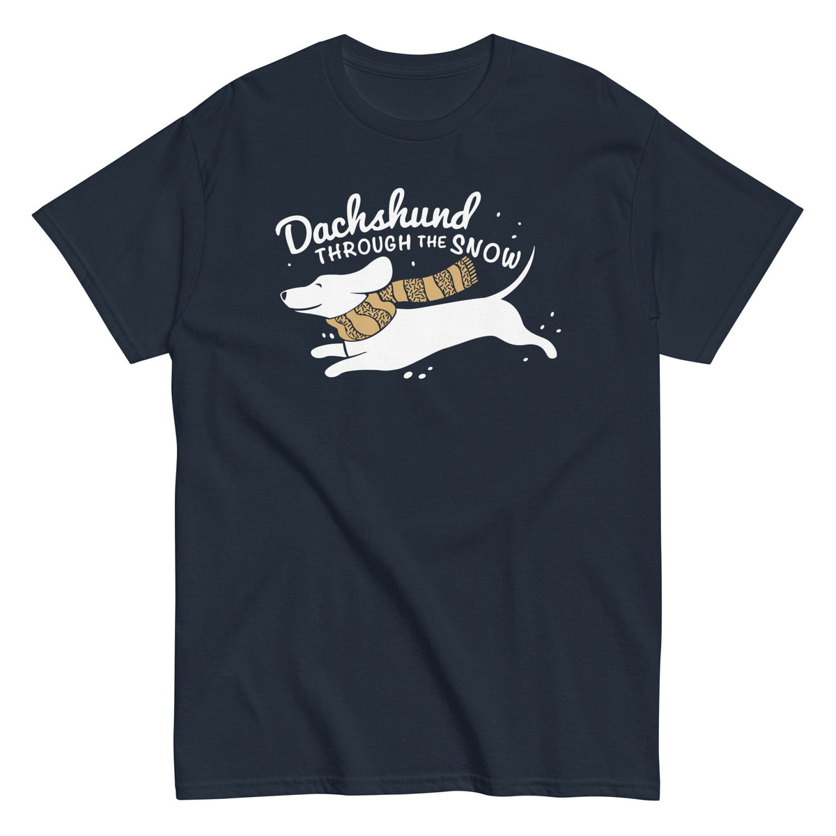 Dachshund Through The Snow Men's Classic Tee product image 1