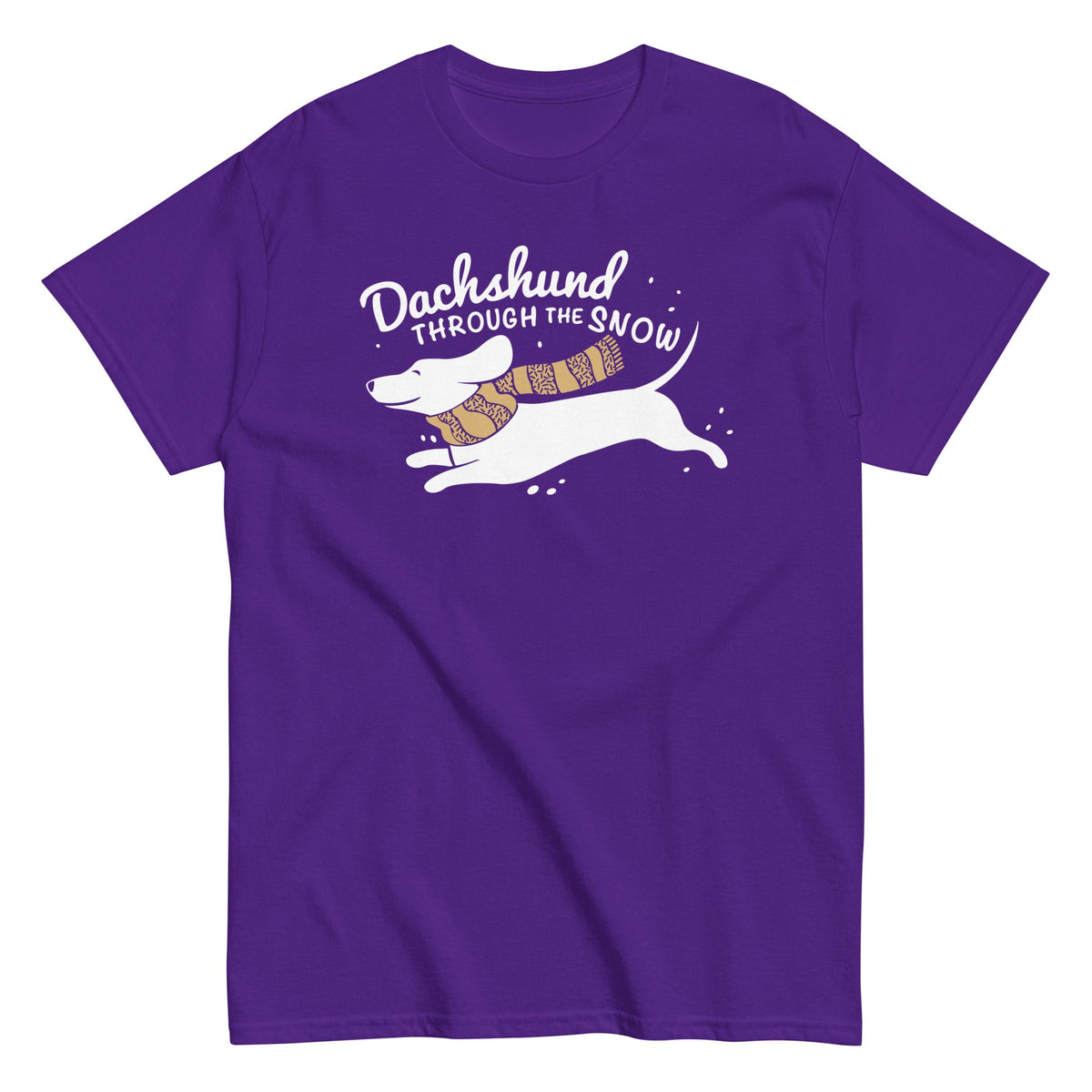 Dachshund Through The Snow Men's Classic Tee product image 3