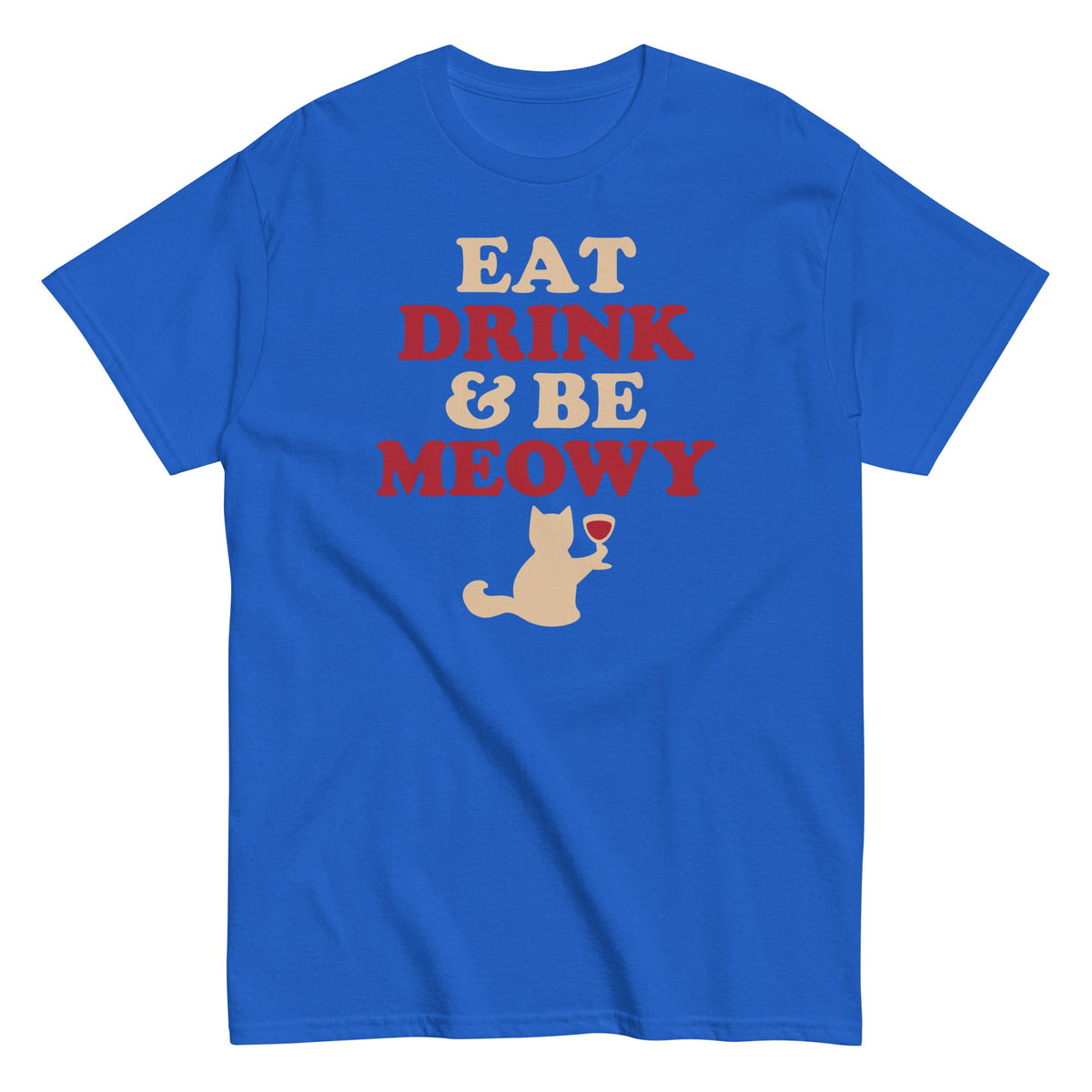 Eat Drink & Be Meowy Men's Classic Tee product image 3