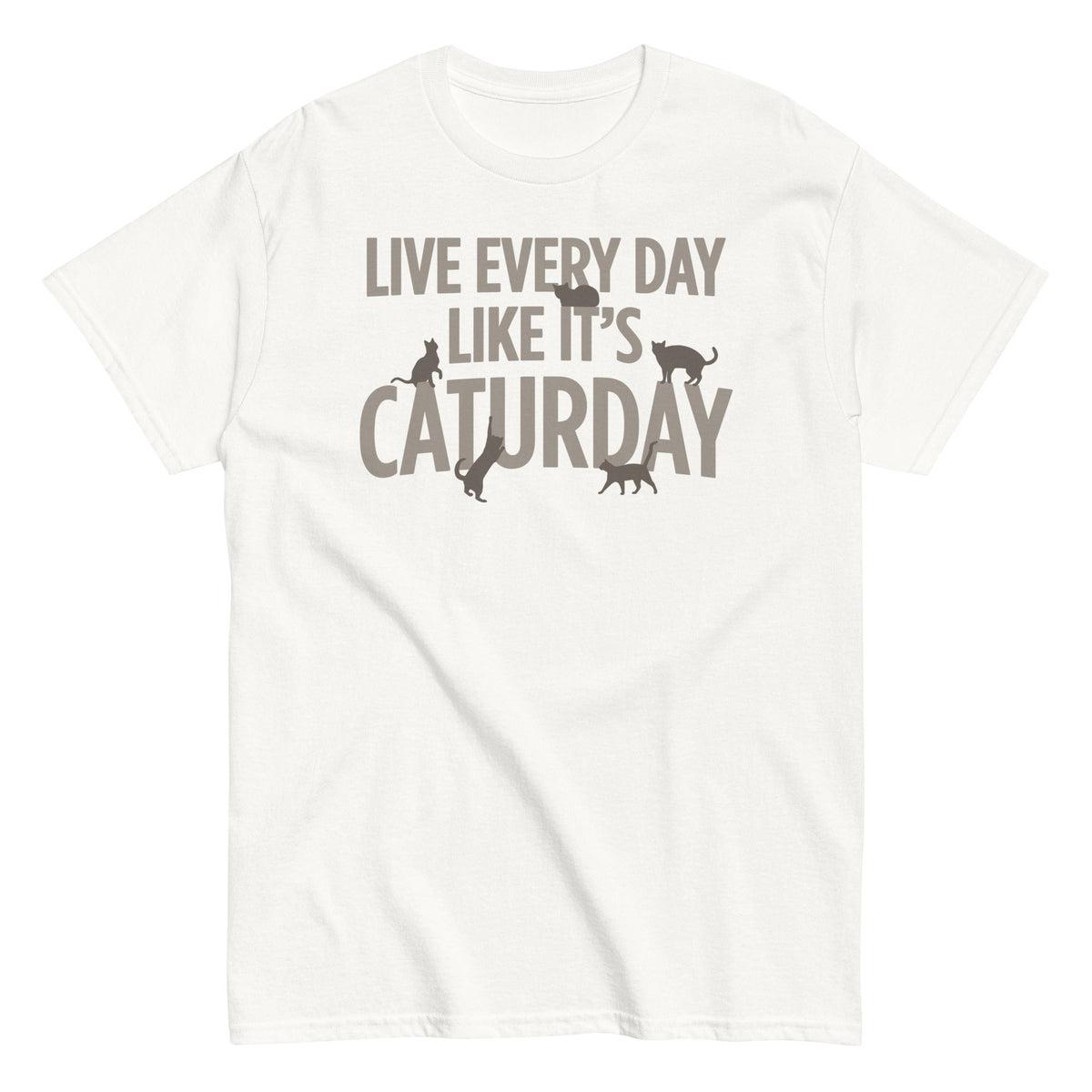 Live Every Day Like It's Caturday Men's Classic Tee product image 1