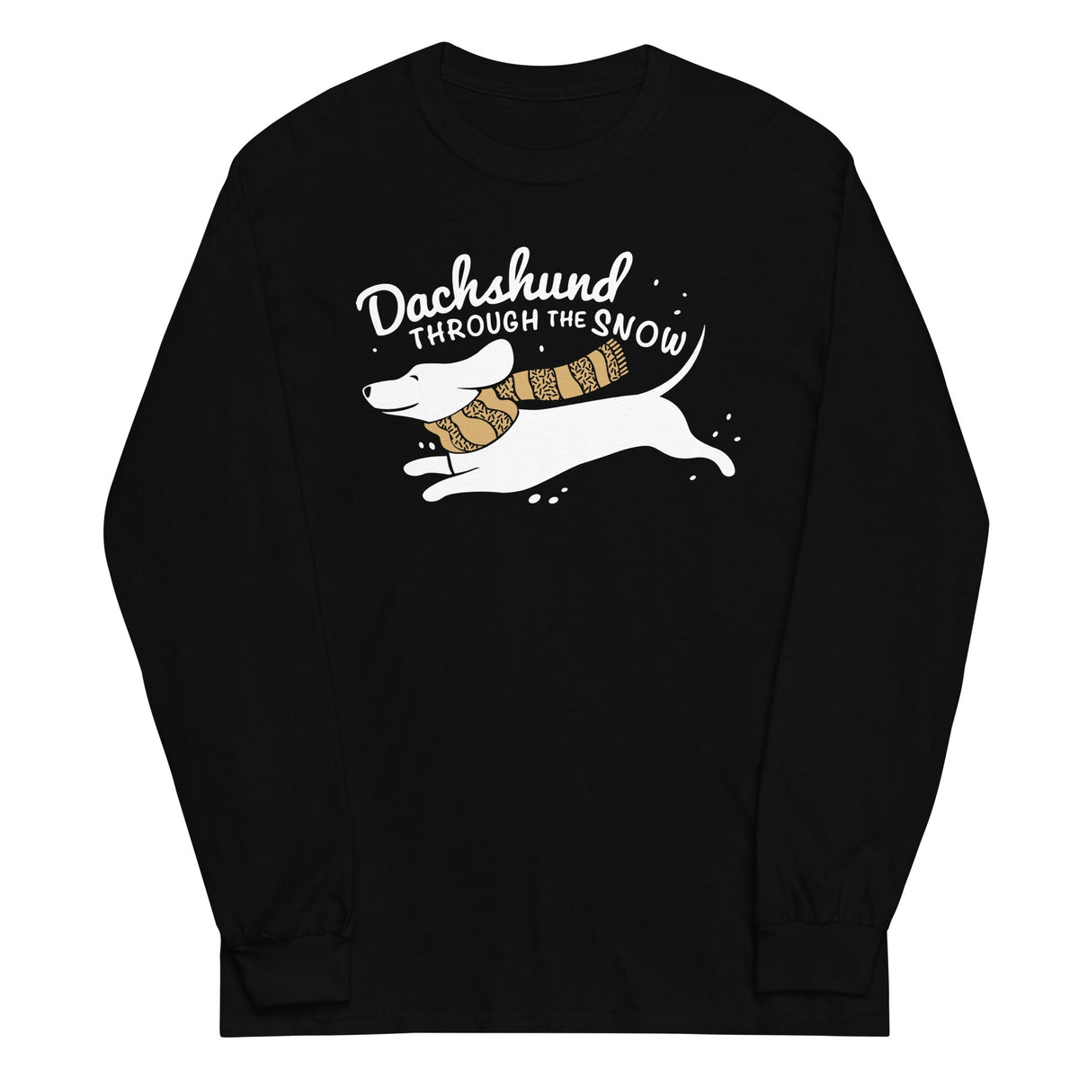 Dachshund Through The Snow Unisex Long Sleeve Tee product image 2