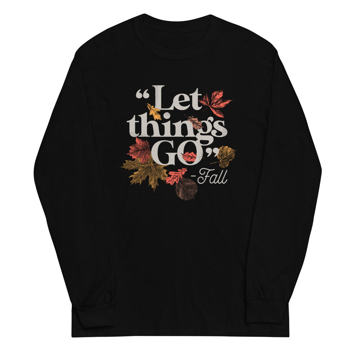 "Let Things Go" -Fall Unisex Long Sleeve Tee product image 4