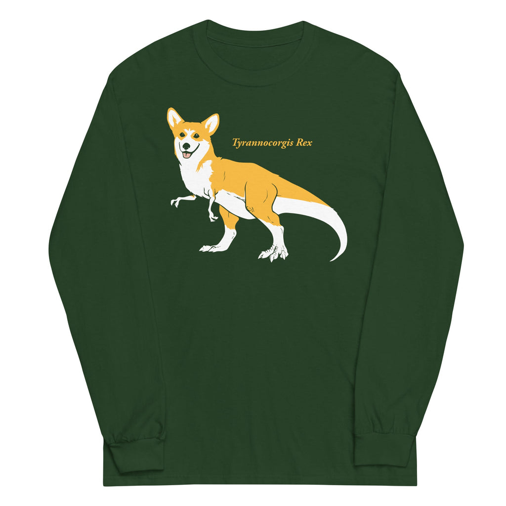 Tyrannocorgis Rex Unisex Long Sleeve Tee product image 4
