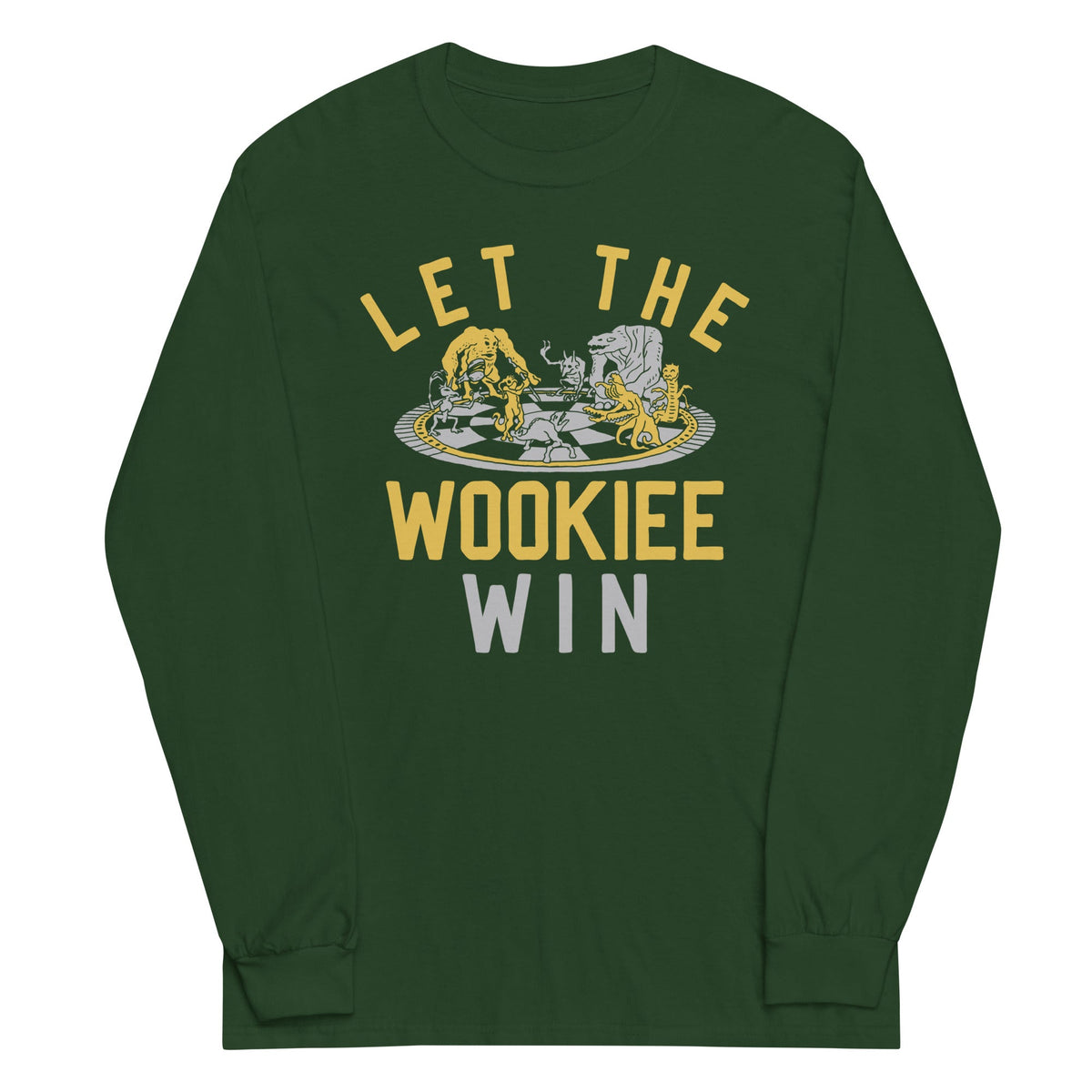 Let The Wookiee Win Unisex Long Sleeve Tee product image 3