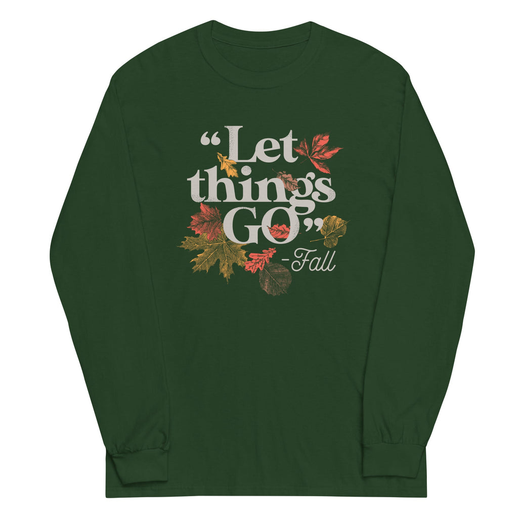 "Let Things Go" -Fall Unisex Long Sleeve Tee product image 3