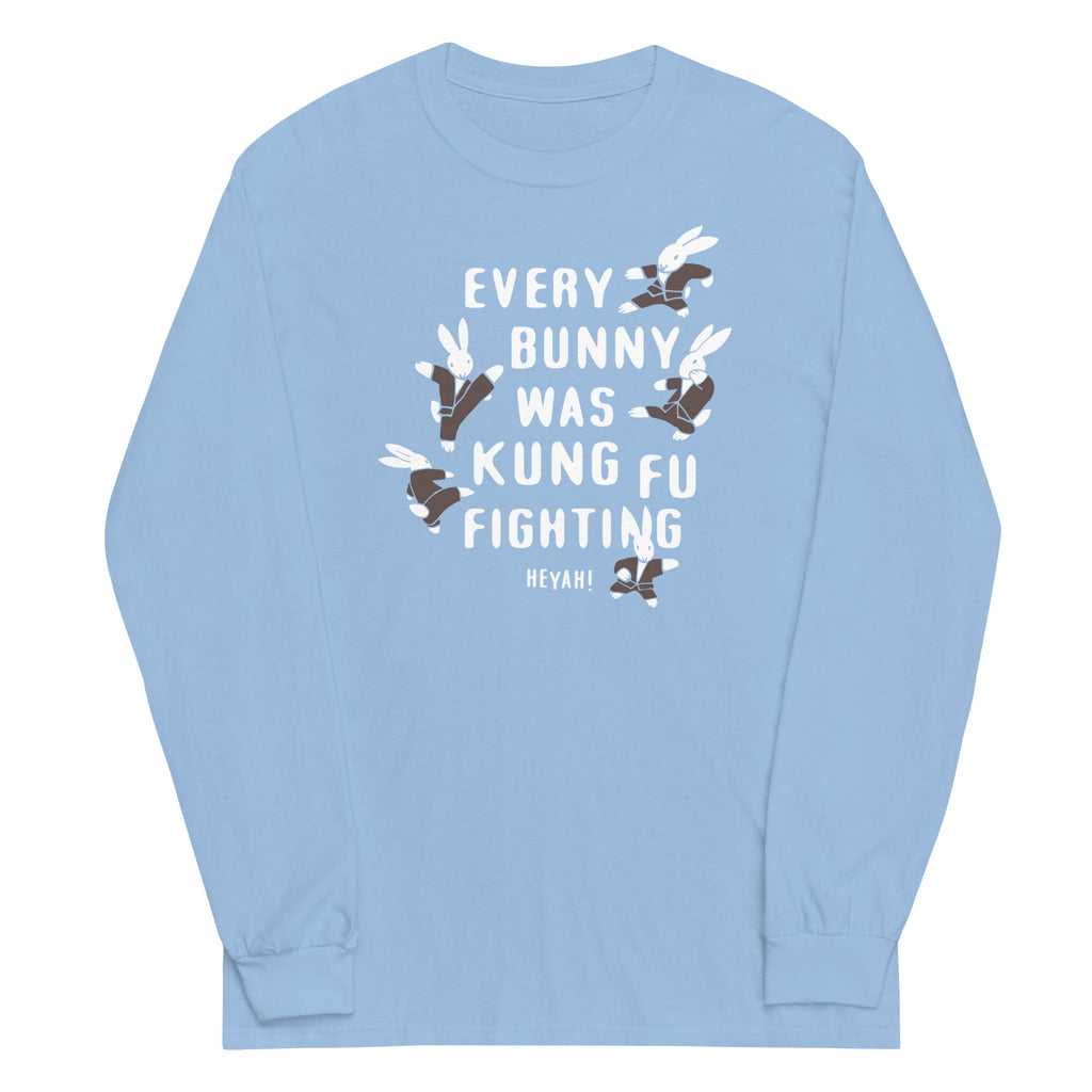 Every Bunny Was Kung Fu Fighting Unisex Long Sleeve Tee product image 3