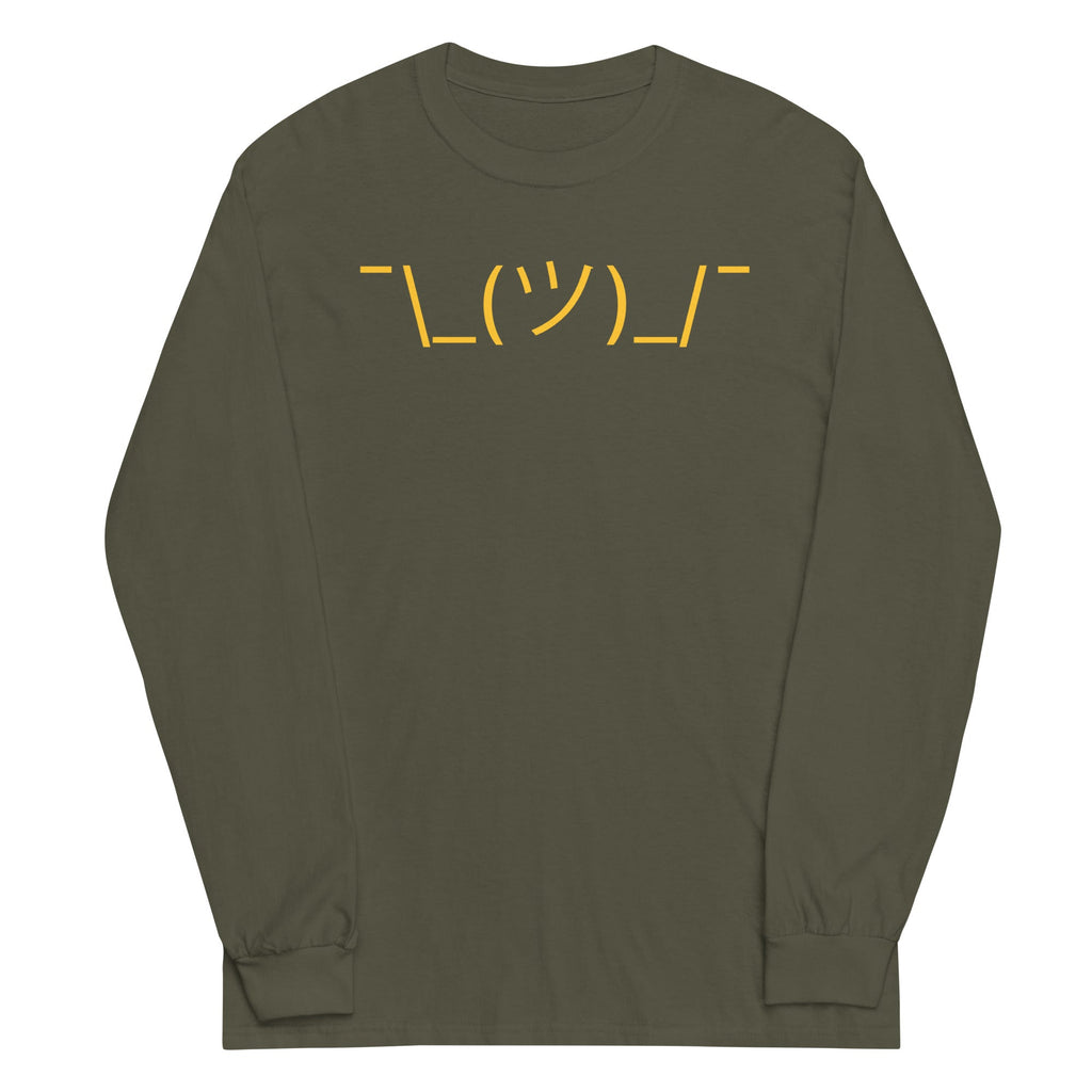 Shrug Emoji Unisex Long Sleeve Tee product image 5