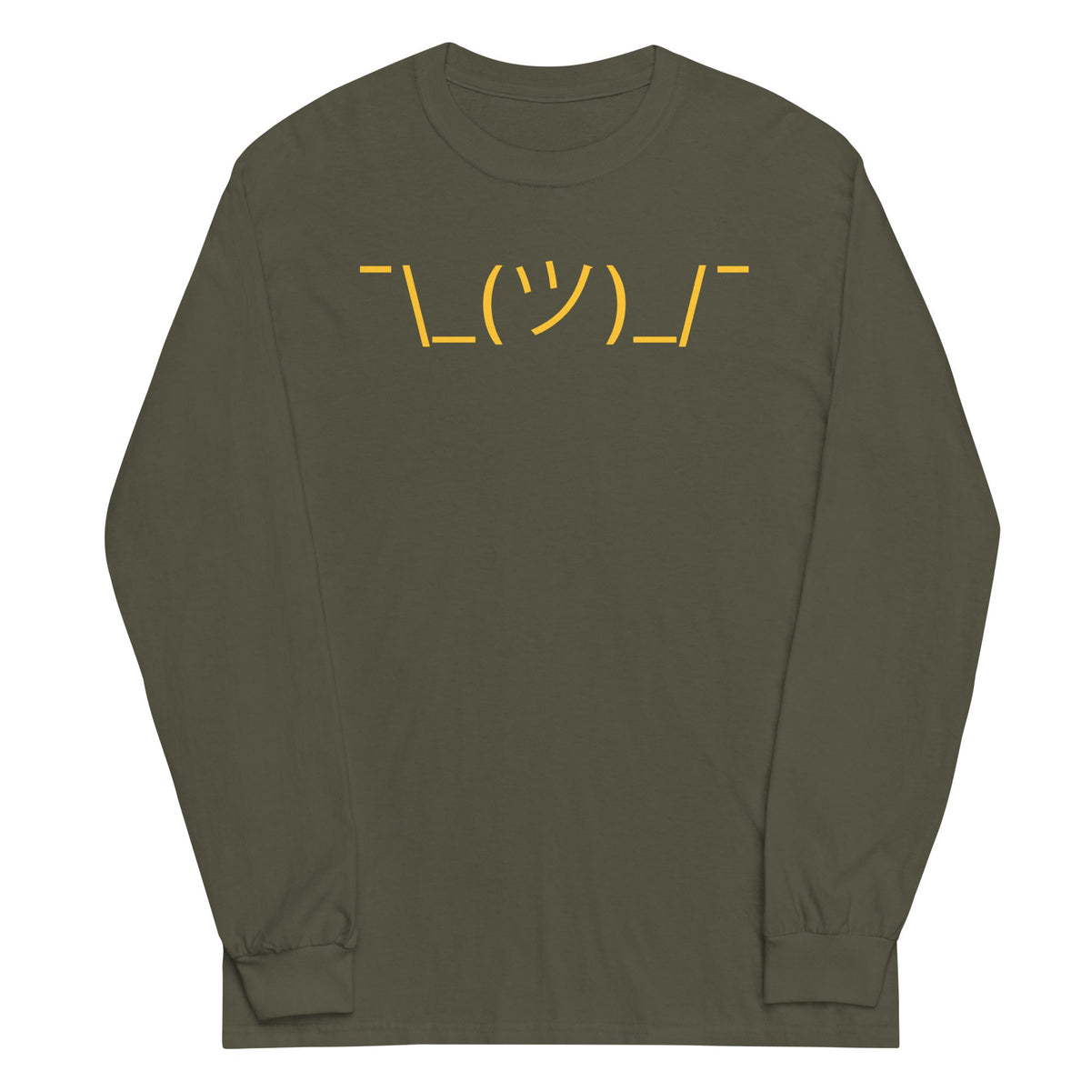Shrug Emoji Unisex Long Sleeve Tee product image 5