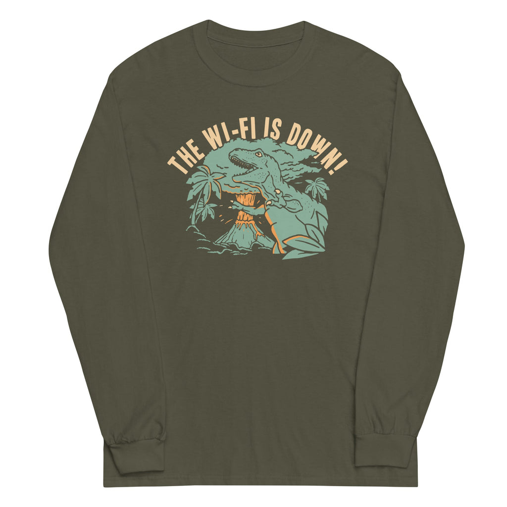 The Wi-Fi Is Down! Unisex Long Sleeve Tee product image 1