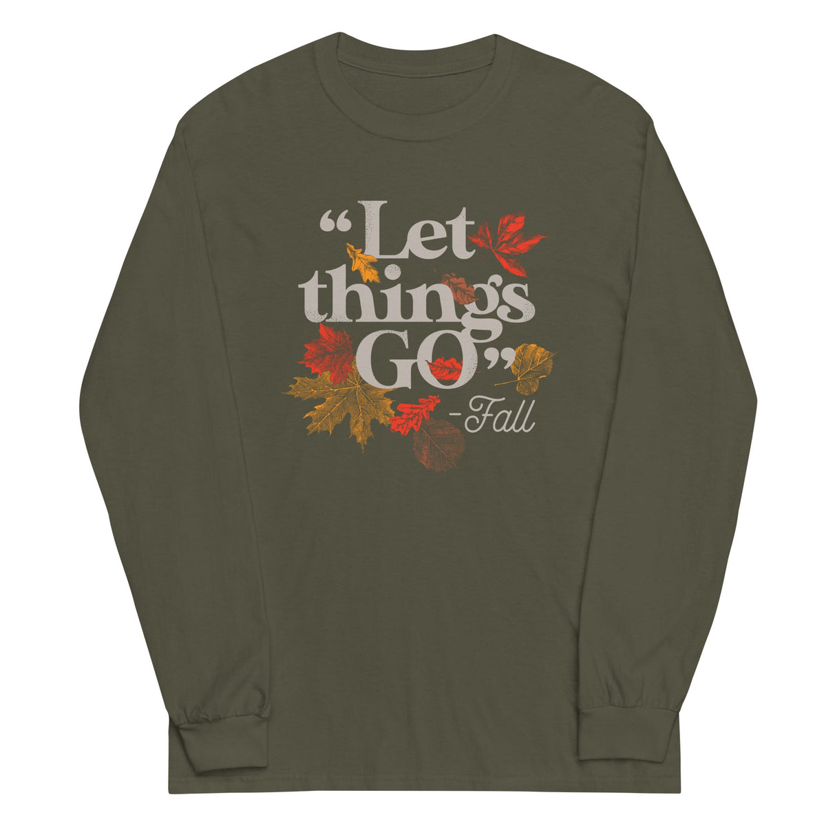 "Let Things Go" -Fall Unisex Long Sleeve Tee product image 5