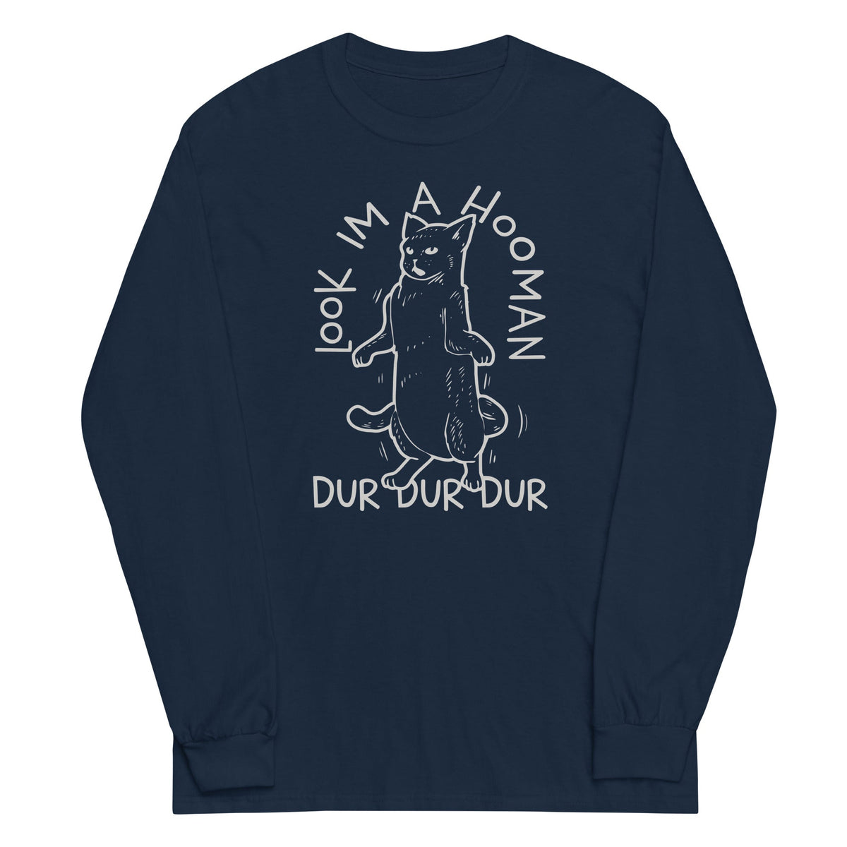 Look I'm A Hooman Unisex Long Sleeve Tee product image 2
