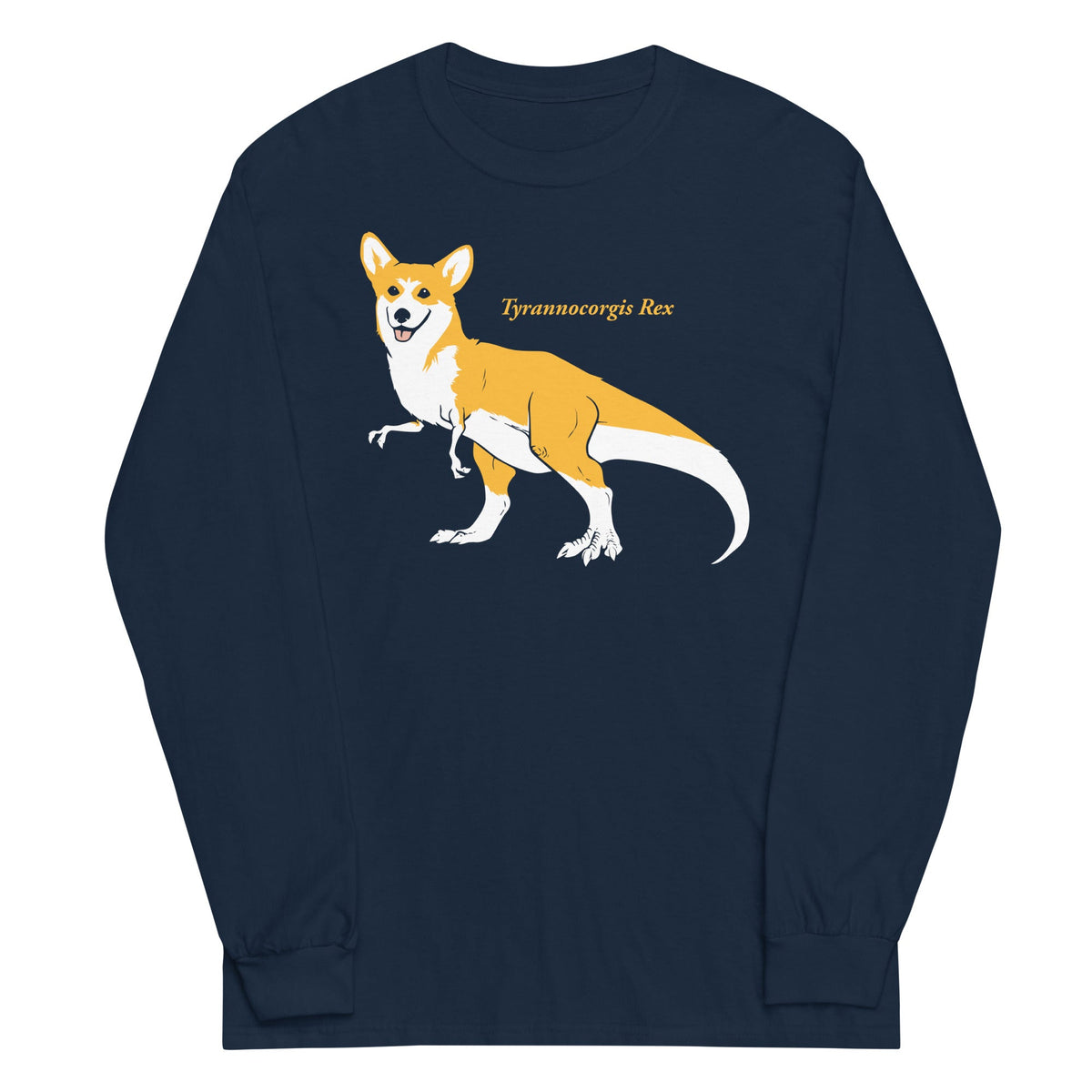 Tyrannocorgis Rex Unisex Long Sleeve Tee product image 3