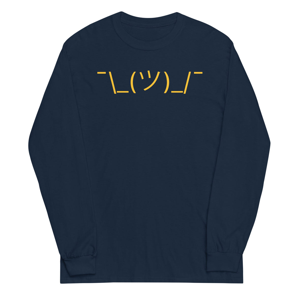 Shrug Emoji Unisex Long Sleeve Tee product image 1