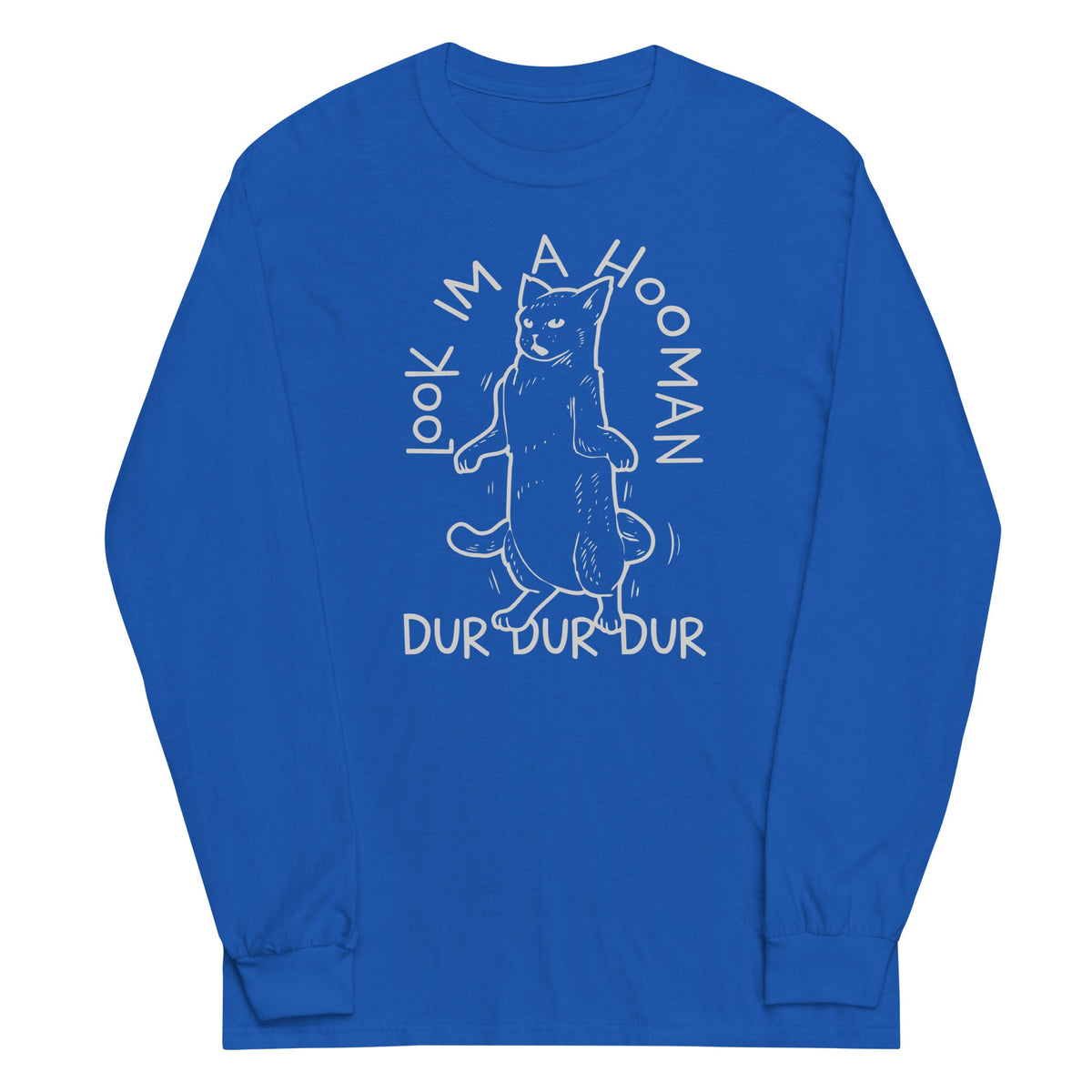 Look I'm A Hooman Unisex Long Sleeve Tee product image 4
