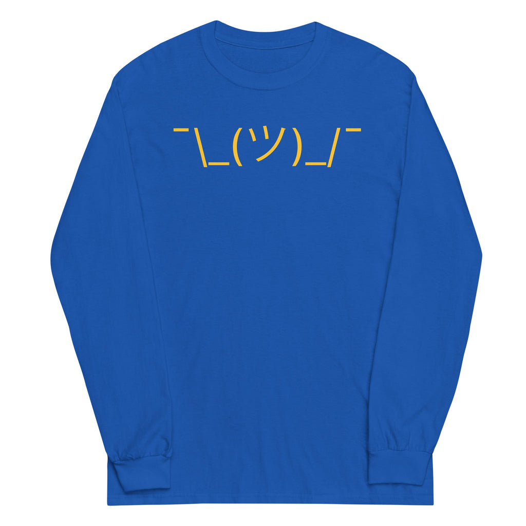 Shrug Emoji Unisex Long Sleeve Tee product image 4