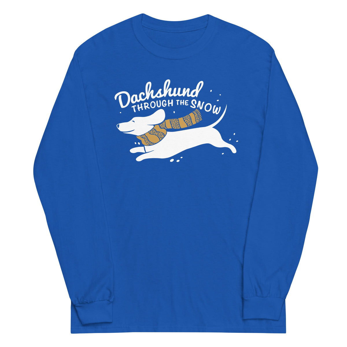 Dachshund Through The Snow Unisex Long Sleeve Tee product image 3