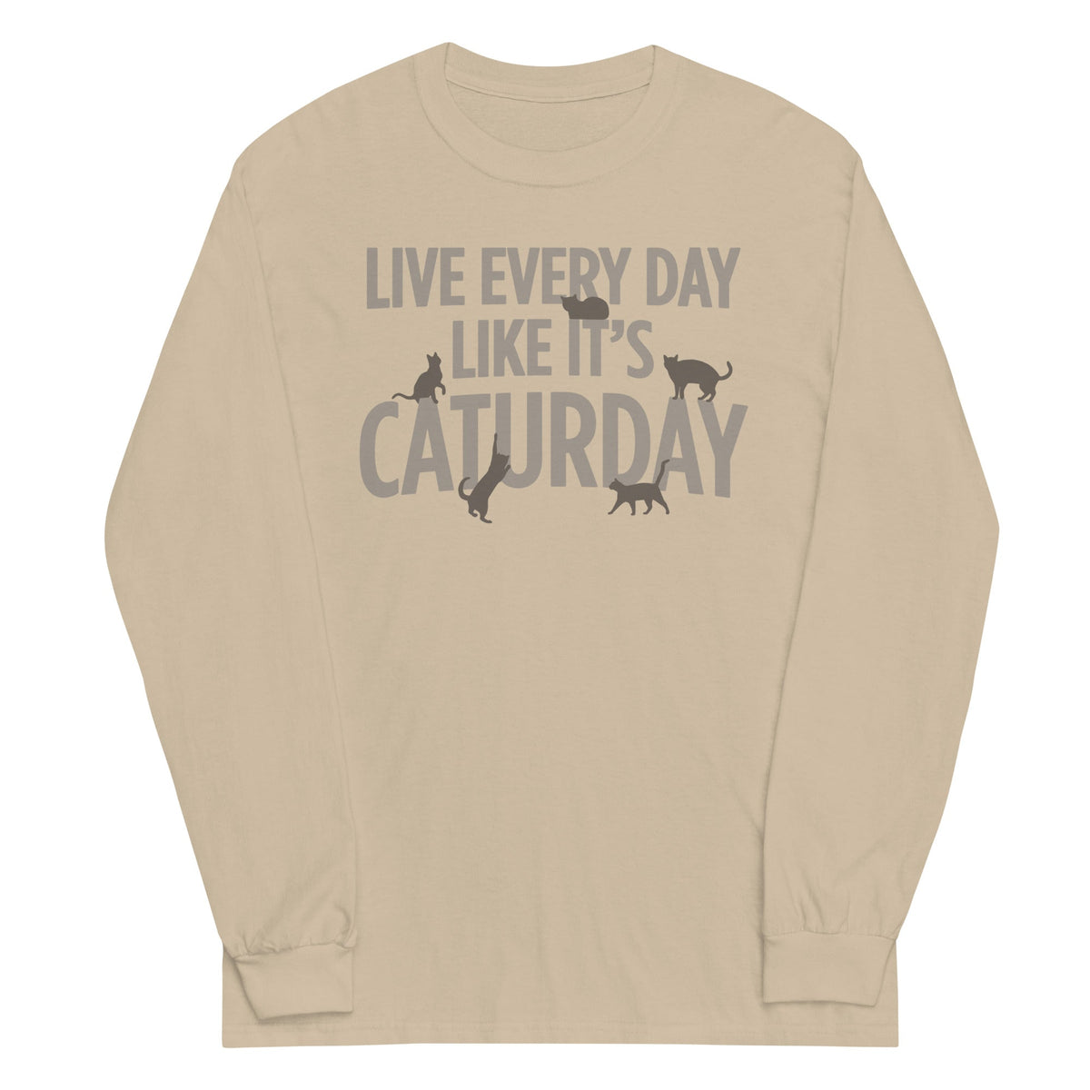 Live Every Day Like It's Caturday Unisex Long Sleeve Tee product image 3