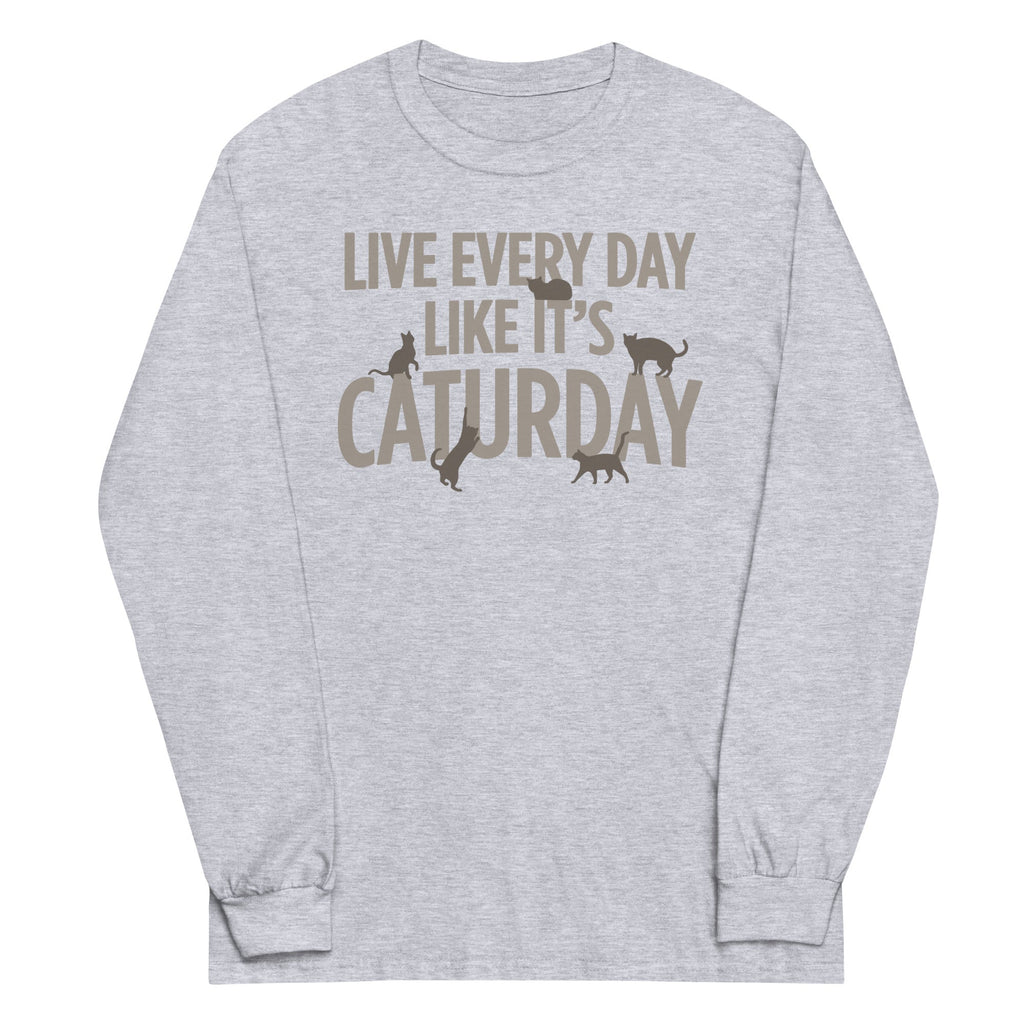 Live Every Day Like It's Caturday Unisex Long Sleeve Tee product image 2