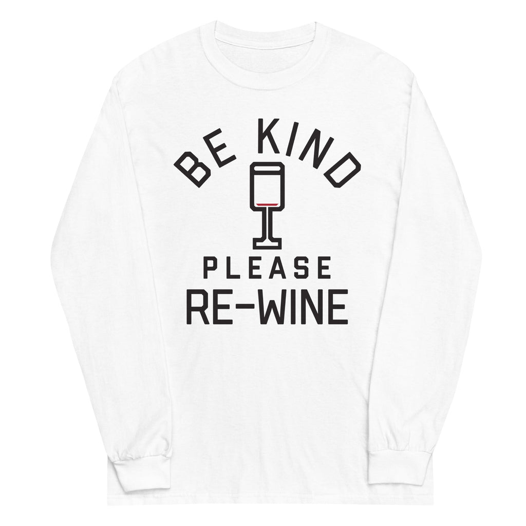 Be Kind, Please Re-Wine Unisex Long Sleeve Tee product image 4