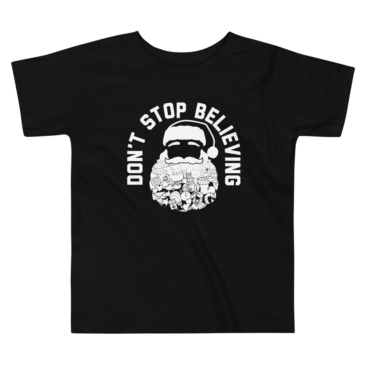 Don't Stop Believing Santa Kid's Toddler Tee product image 1