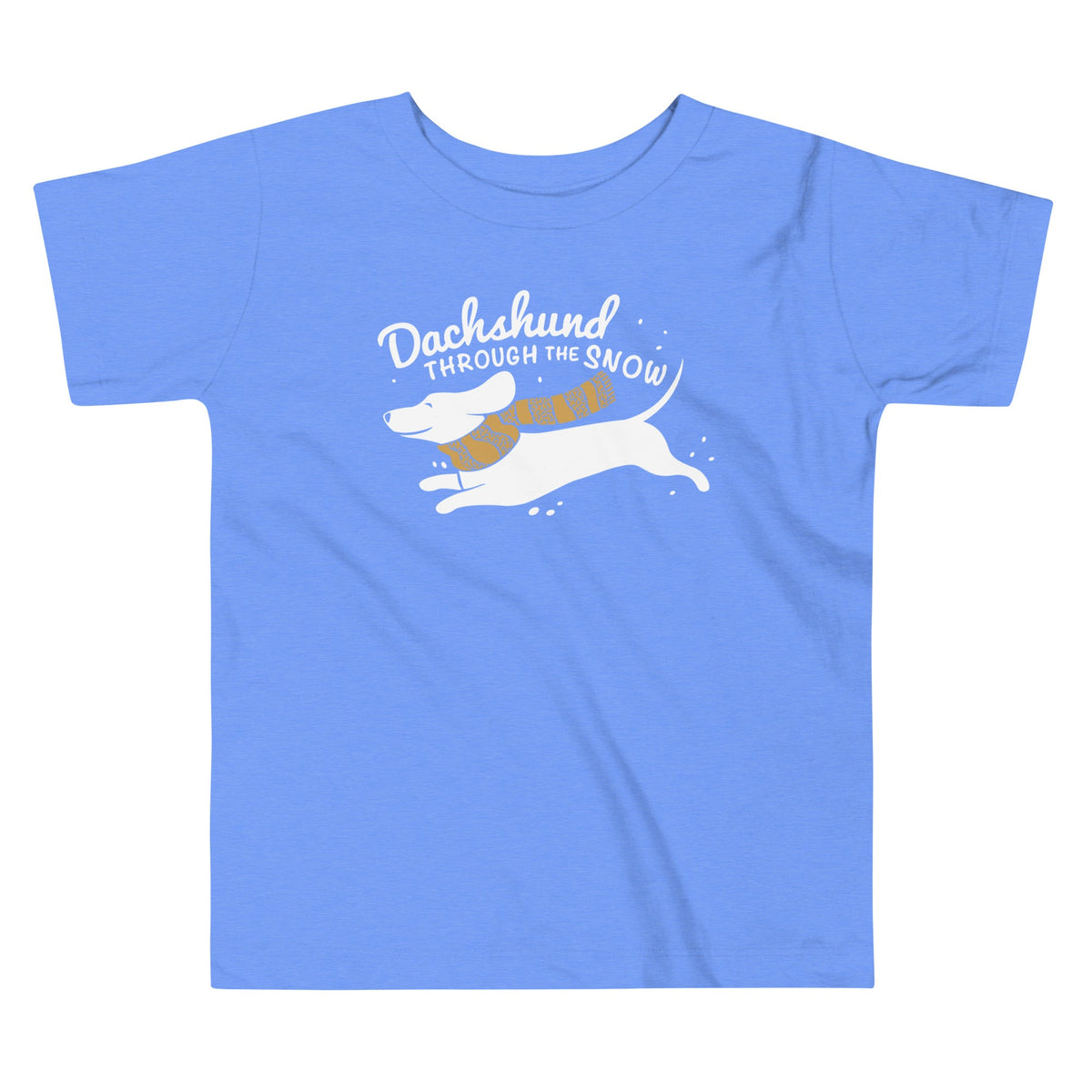 Dachshund Through The Snow Kid's Toddler Tee product image 2