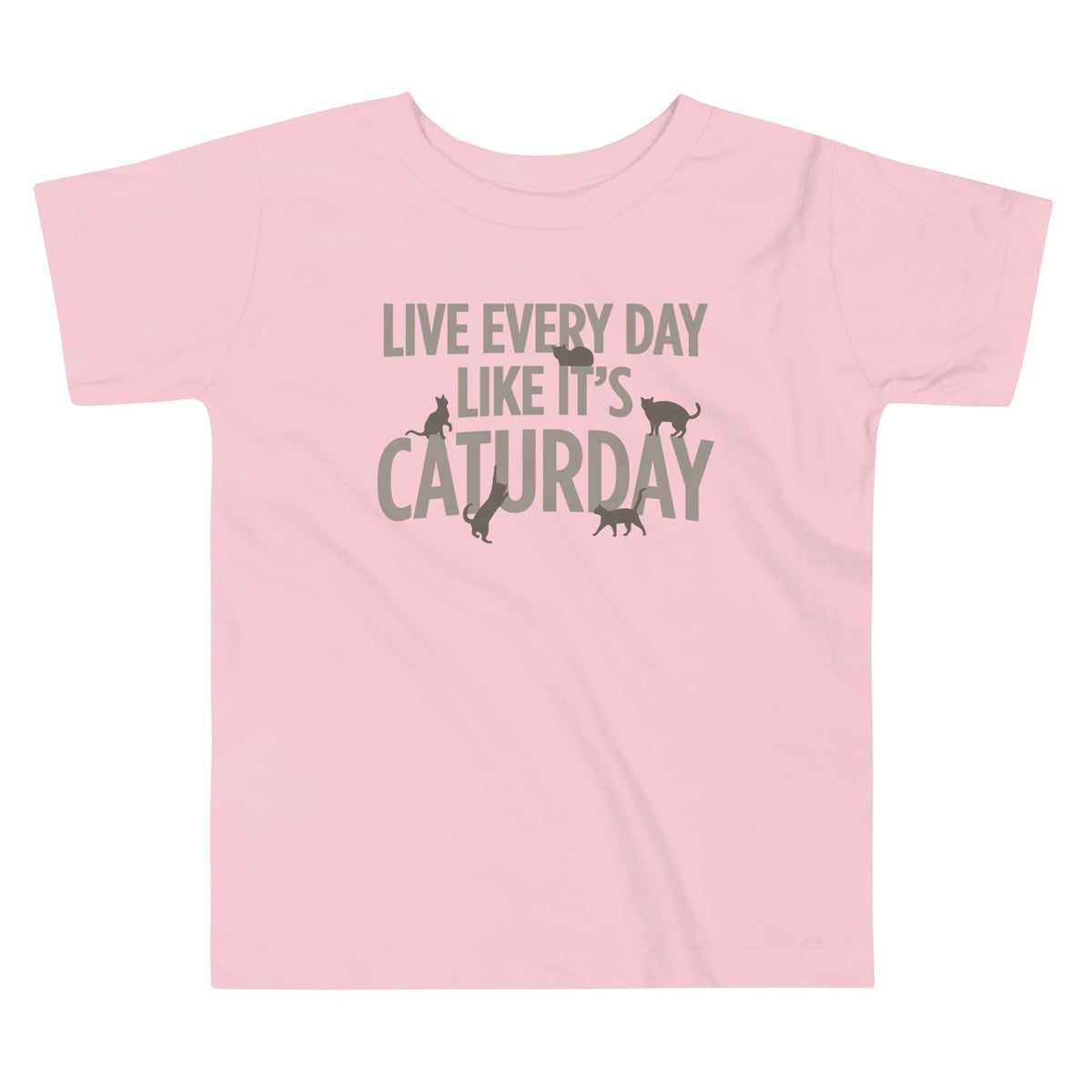 Live Every Day Like It's Caturday Kid's Toddler Tee product image 1