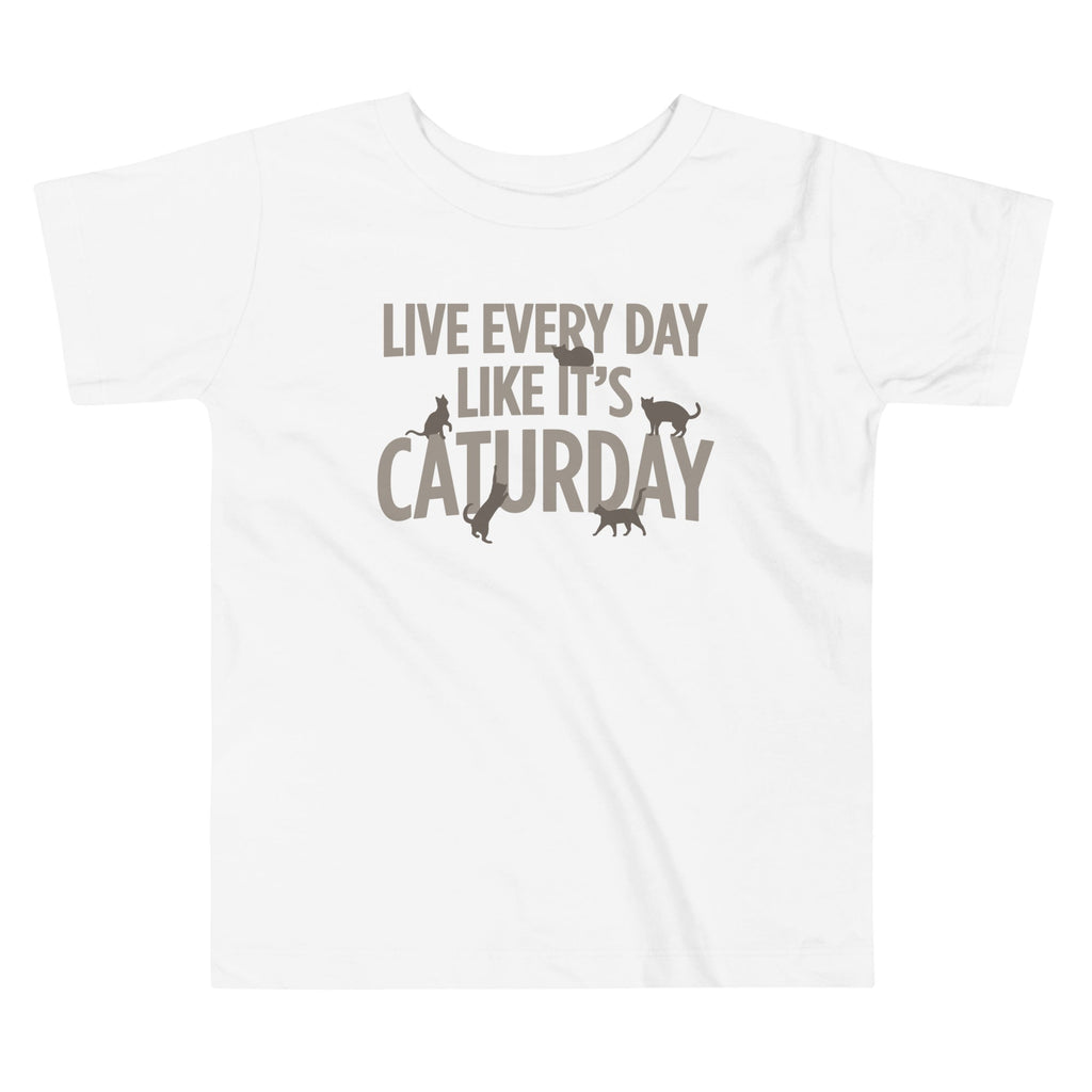 Live Every Day Like It's Caturday Kid's Toddler Tee product image 2