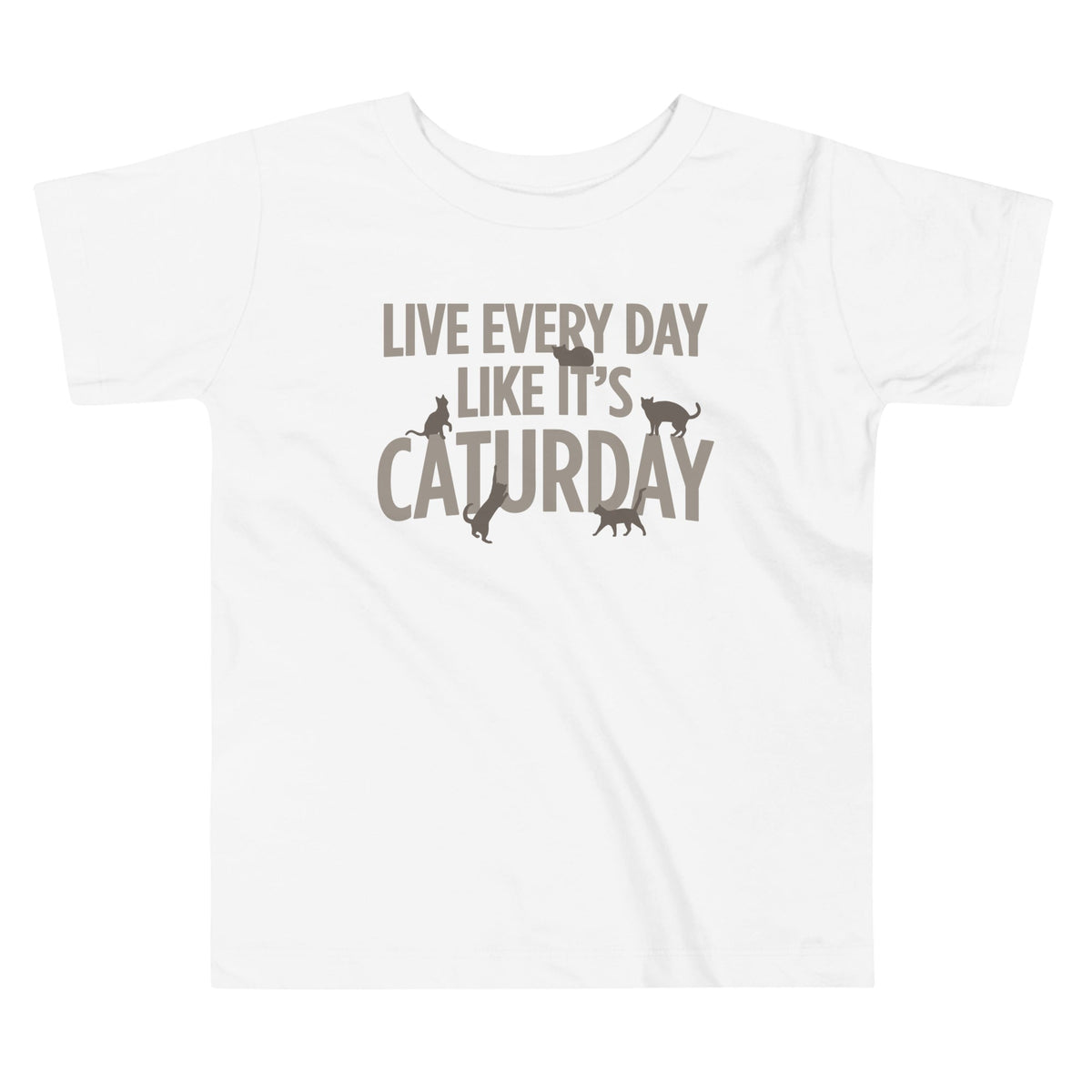 Live Every Day Like It's Caturday Kid's Toddler Tee product image 2