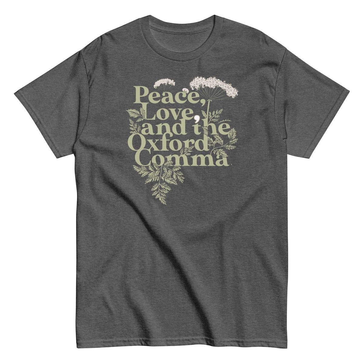 Peace, Love, And The Oxford Comma Men's Classic Tee product image 1