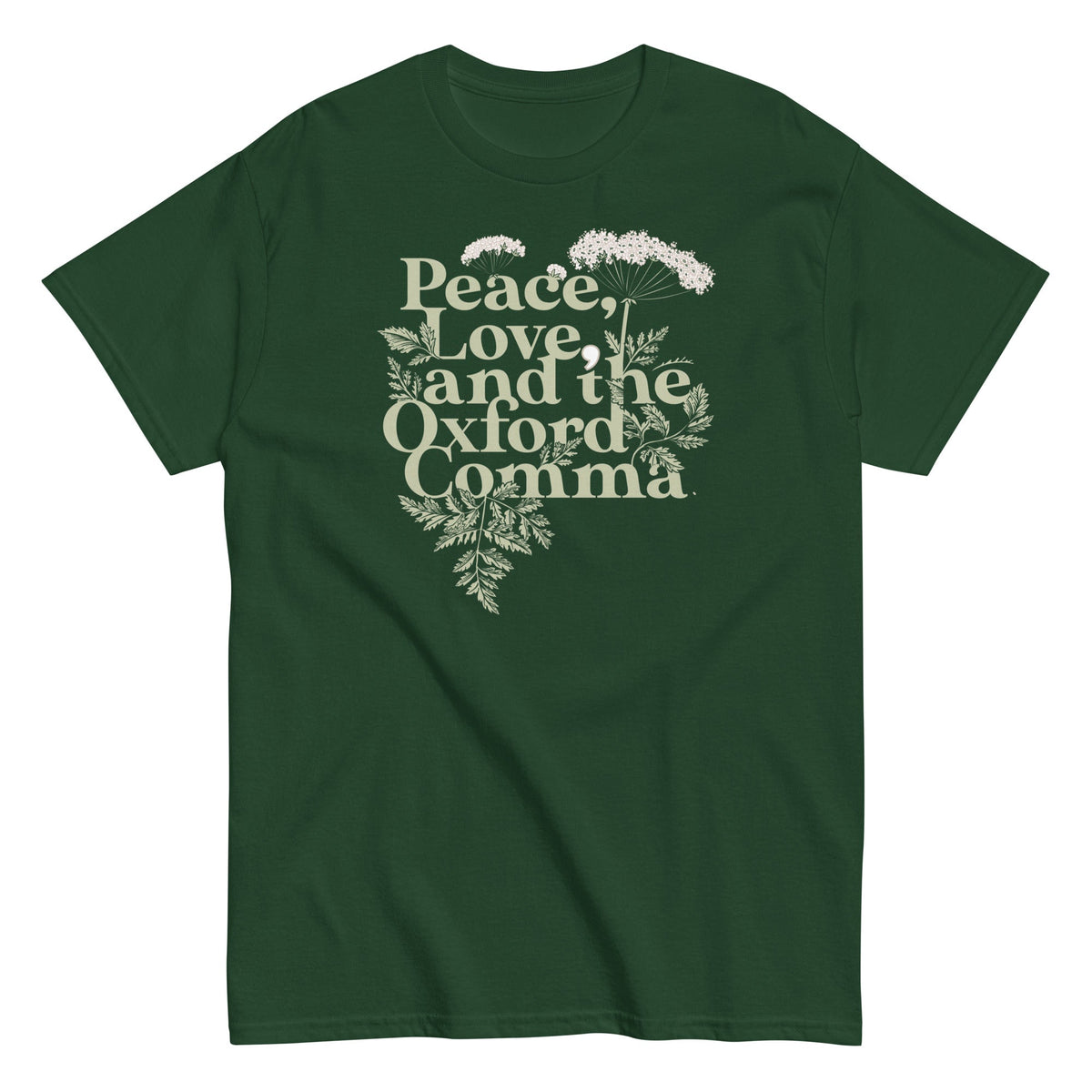 Peace, Love, And The Oxford Comma Men's Classic Tee product image 2