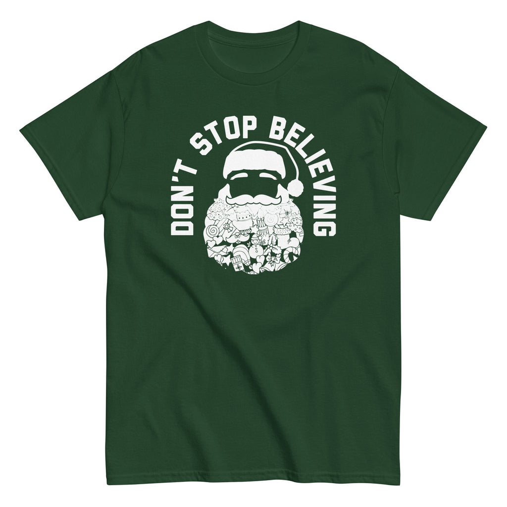 Don't Stop Believing Santa Men's Classic Tee product image 5