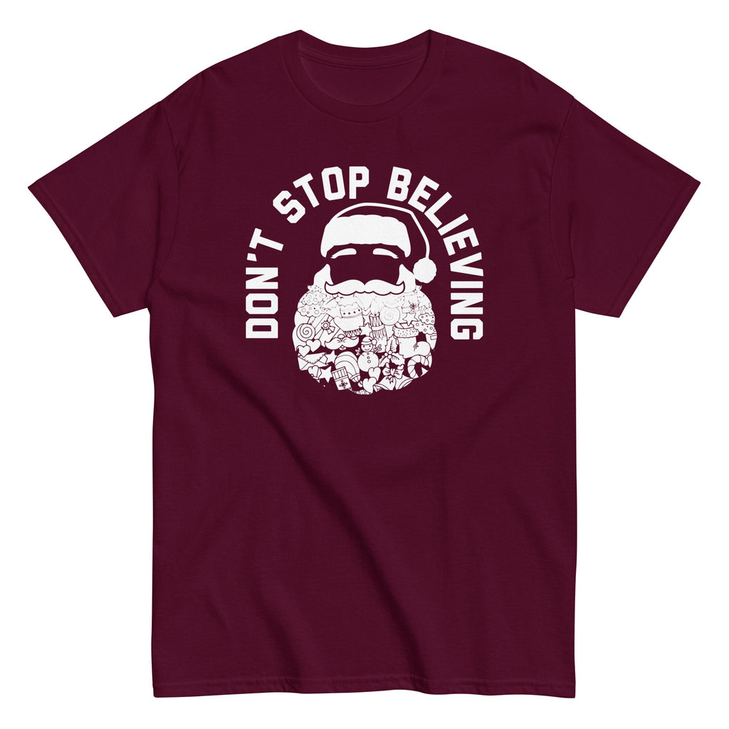 Don't Stop Believing Santa Men's Classic Tee product image 3