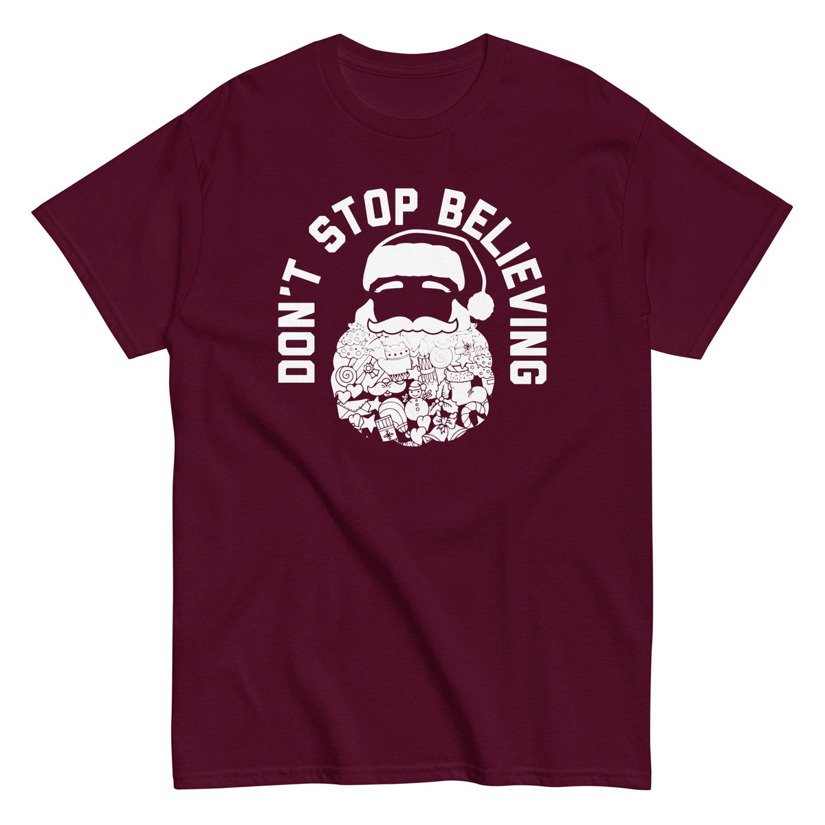 Don't Stop Believing Santa Men's Classic Tee product image 3