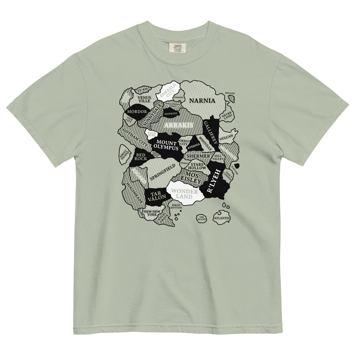 World Map Men's Relaxed Fit Tee product image 4